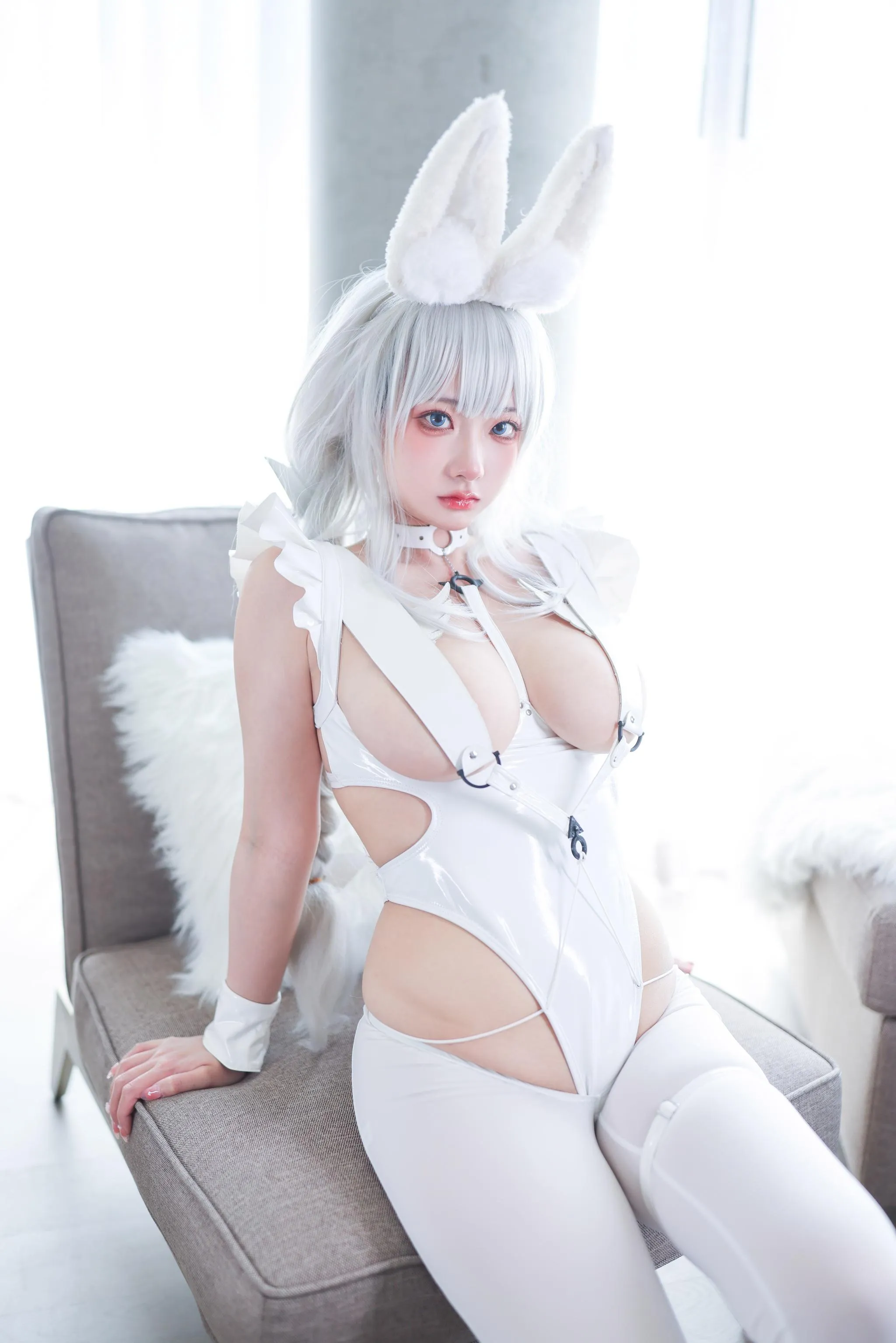 Wendydydydy酱油 – NO.005 恶毒-懒懒的白兔 [19P]插图